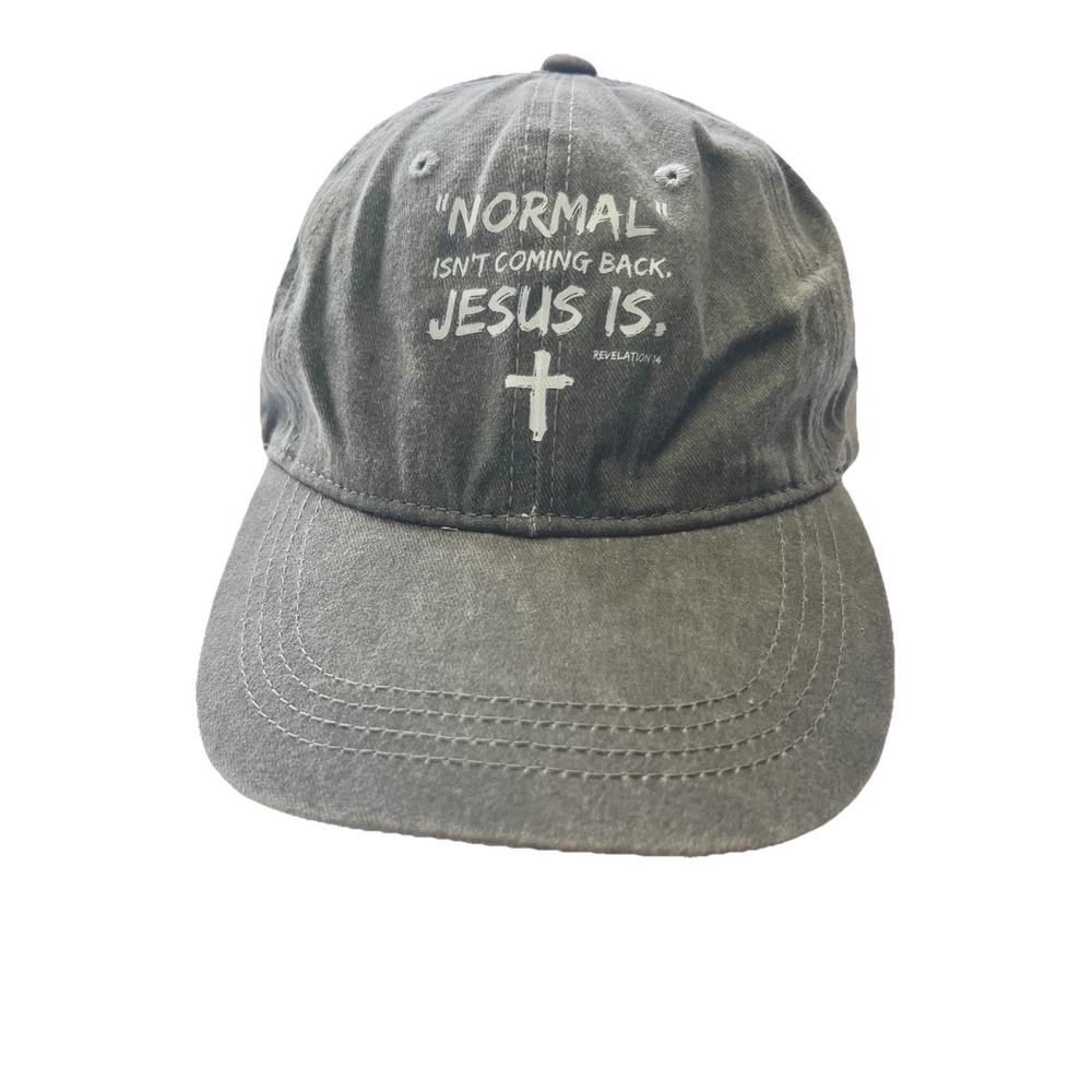 Baseball Cap Gray Hat Adjustable Religious Women Clothing Accessory